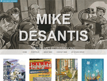 Tablet Screenshot of mikedesantis.com